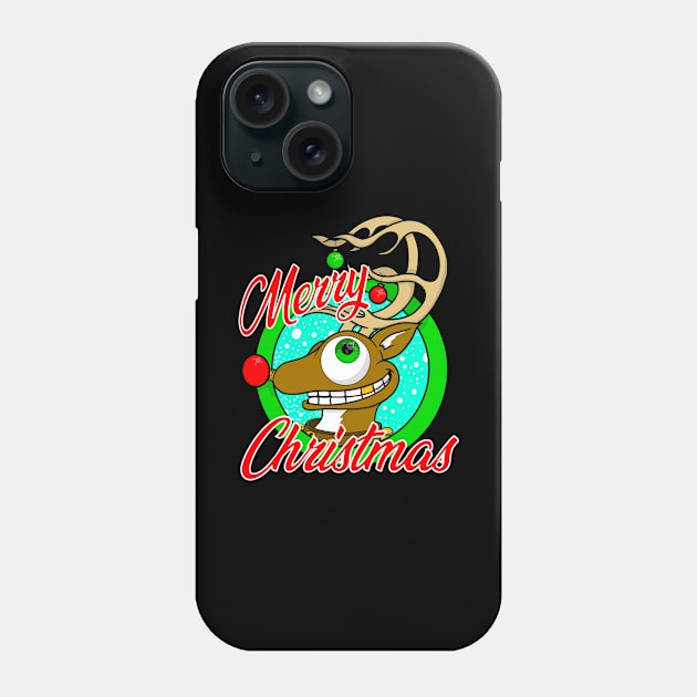 Rudolph Phone Case by Art by Daniel Moore