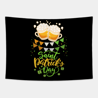 Beer Drinking St. Patrick's Day Tapestry