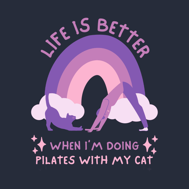 Life is better when I'm doing pilates with my cat by PoeticTheory