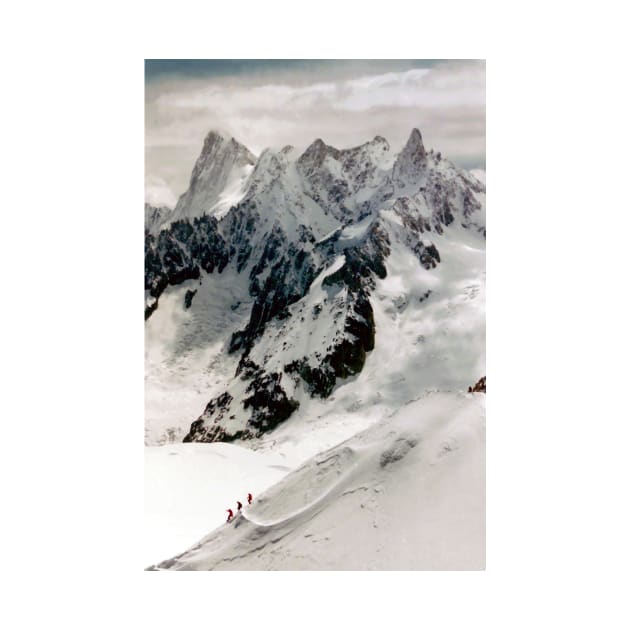 Chamonix Aiguille du Midi Mont Blanc Massif French Alps France by AndyEvansPhotos