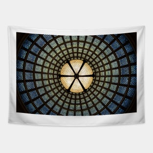 Black ceiling wall Tapestry