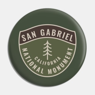 San Gabriel National Monument Logo Pin