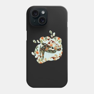 Art Nouveau Floral Cuttlefish Surface Design Phone Case