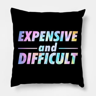 Expensive and Difficult Pillow