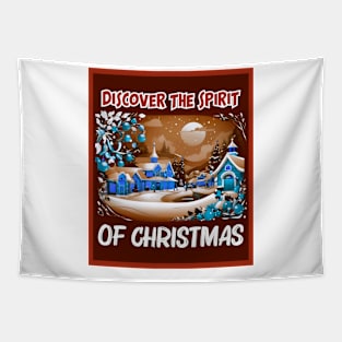 christmas art design Tapestry