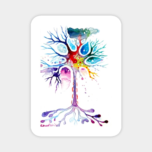 Colorful neuron Magnet by CORinAZONe