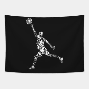 Basketball Player Silhouette Gift print Tapestry