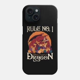 Rule No.1 Never trust a dragon Phone Case