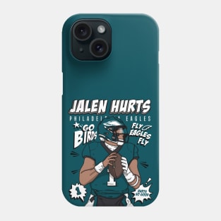 Jalen Hurts Comic Style Art Phone Case