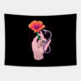 dangerous flower Tapestry