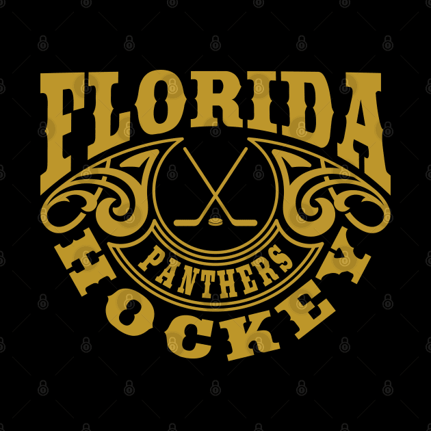 Vintage Retro Florida Panthers Hockey by carlesclan