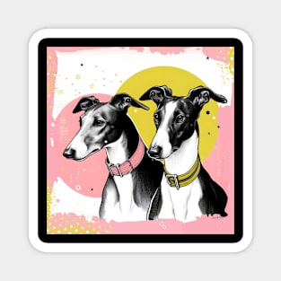 Greyhound Dogs Magnet