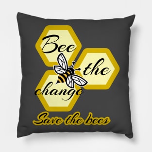 Bee the Change Pillow