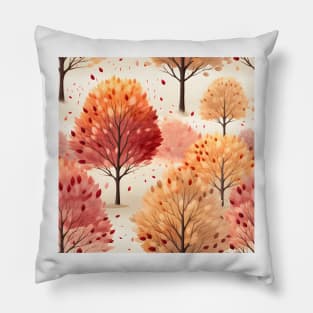 Autumn Leaves Pattern 18 Pillow