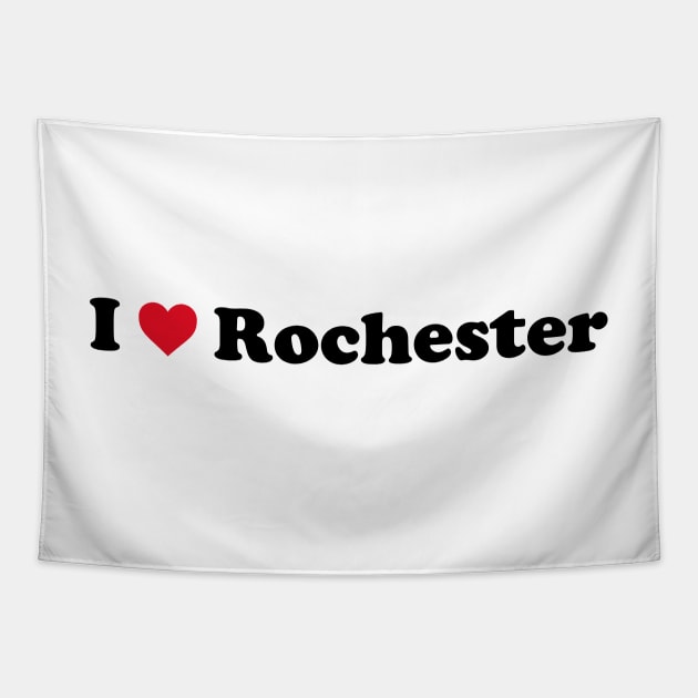 I Love Rochester Tapestry by Novel_Designs