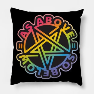 Equality Above & Below - PRIDE - dark Pillow