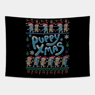 bluey marry cristmas Tapestry