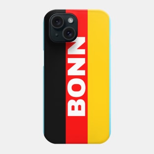 Bonn City in German Flag Phone Case