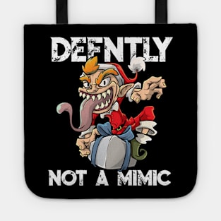 Roleplaying Mimic Creature RPG Joke Meme DM PnP Christmas Tote