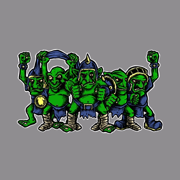 Fantasy Football Goblin Team - Blue by Spevna