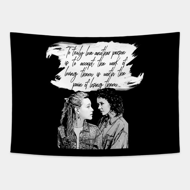 Dani and Jamie - The Haunting of Bly Manor Tapestry by samaritan100