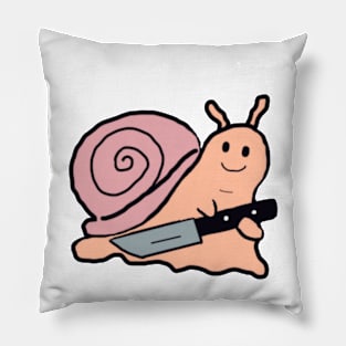 Sally the murderous snail Pillow