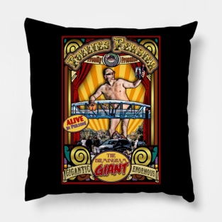 The Giant Sideshow Poster Pillow