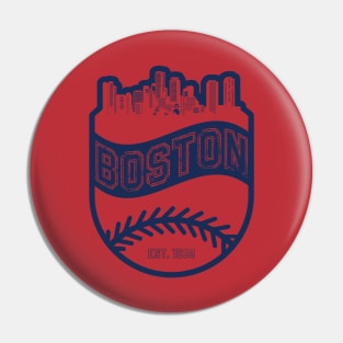 Boston Baseball Pin