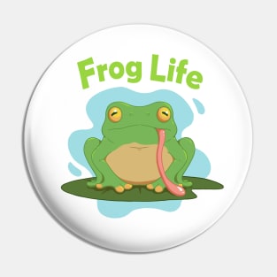 Frog Life Pin