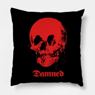 The Damned vintage Pillow