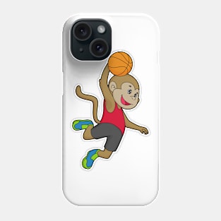 Monkey Basketball player Basketball Phone Case