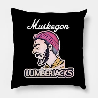 Muskegon Lumberjacks Hockey Pillow