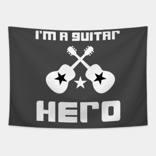 i m a guitar hero cool Tapestry