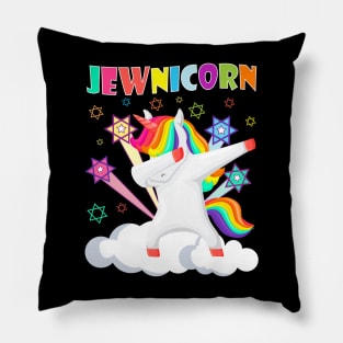 Jewnicorn Dabbing Unicorn Jewish Jew Rosh Hashanah Pillow