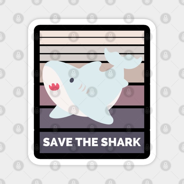 Save the shark. Magnet by WhaleSharkShop