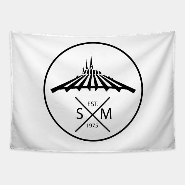 Space Mountain Pocket Tapestry by ijsw
