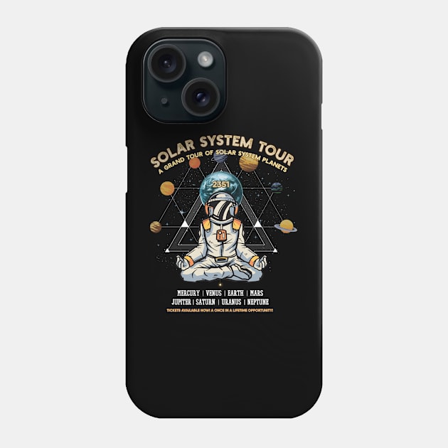 Solar System Planets Fantasy Tour Phone Case by origato