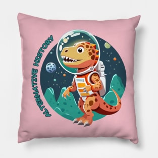 dinosaur astronaut Pillow