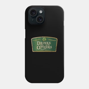 Drinks Well With Others - St Patrick'S Day Beer Label Phone Case