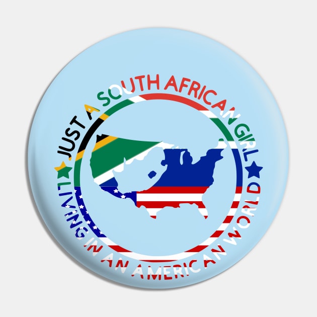 South African American flag, South African Girl Living in an American World Pin by hippyhappy