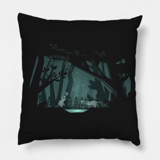 Chasing fireflies Pillow