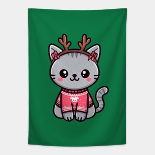 Meowy Christmas! Tapestry