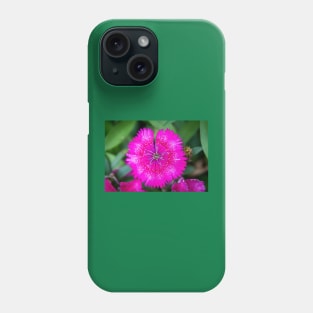 Vibrant Pink Dianthus Phone Case