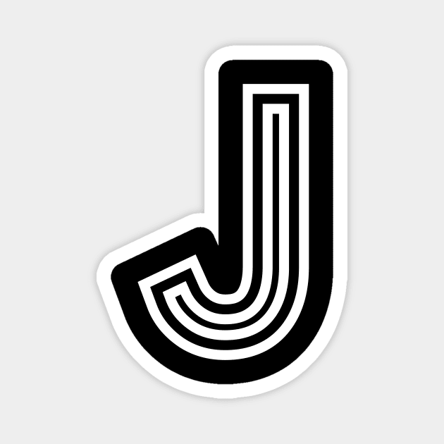 Letter J Magnet by RaymondWareNYC