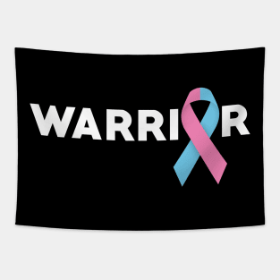 Infertility Warrior With Pink And Blue Ribbon Tapestry