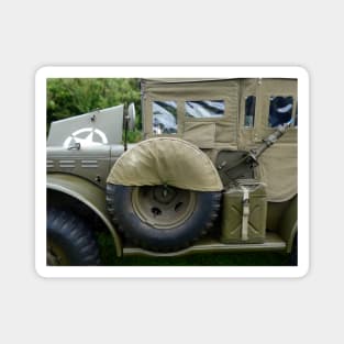 Dodge WC, wartime truck. 'Beeps', vintage war vehicles Magnet