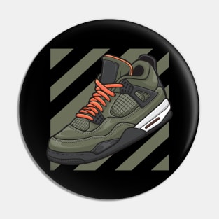 AJ 4 Retro Undefeated Sneaker Pin