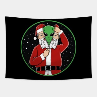 Christmas alien Tapestry
