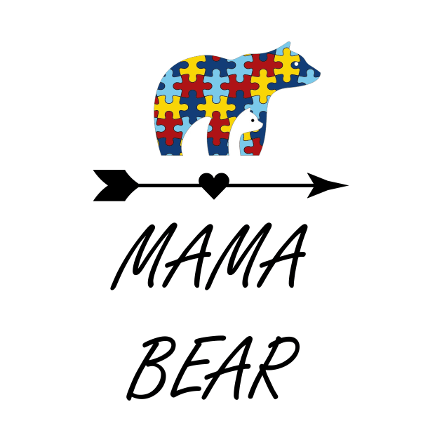 Autism Mama Bear by TheWarehouse