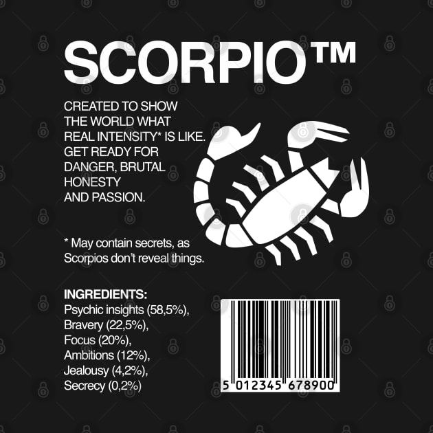 Scorpio Package - Scorpio Zodiac - Scorpio Astrological Sign by isstgeschichte